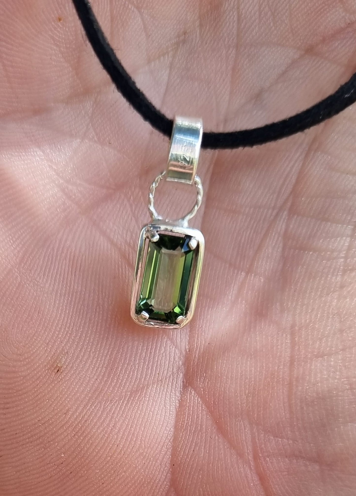 Green Tourmaline Pendant